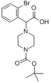 2-(4-BOC-PIPERAZINYL)-2-(2-BROMO-PHENYL)ACETIC ACID Structural