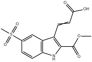 METHYL 3-(2-CARBOXY-VINYL)-5-METHANESULFONYL-1H-INDOLE-2-CARBOXYLATE