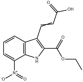 ETHYL 3-(2-CARBOXY-VINYL)-7-NITRO-1H-INDOLE-2-CARBOXYLATE