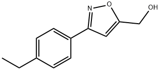 [3-(4-ETHYL-PHENYL)-ISOXAZOL-5-YL]-METHANOL Structural