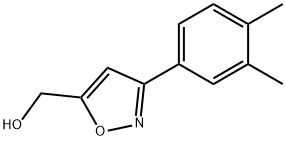 [3-(3,4-DIMETHYL-PHENYL)-ISOXAZOL-5-YL]-METHANOL Structural