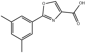 2-(3,5-DIMETHYL-PHENYL)-OXAZOLE-4-CARBOXYLIC ACID Structural