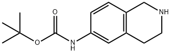 (1,2,3,4-TETRAHYDRO-ISOQUINOLIN-6-YL)-CARBAMIC ACID TERT-BUTYL ESTER Structural