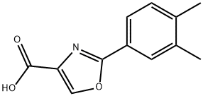 2-(3,4-DIMETHYL-PHENYL)-OXAZOLE-4-CARBOXYLIC ACID Structural