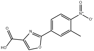 2-(3-METHYL-4-NITRO-PHENYL)-OXAZOLE-4-CARBOXYLIC ACID