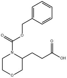 3-(2-CARBOXY-ETHYL)-MORPHOLINE-4-CARBOXYLIC ACID BENZYL ESTER