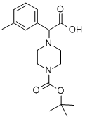 2-(4-BOC-PIPERAZINYL)-2-(3-METHYL-PHENYL)ACETIC ACID