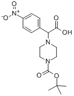 4-[CARBOXY-(4-NITRO-PHENYL)-METHYL]-PIPERAZINE-1-CARBOXYLIC ACID TERT-BUTYL ESTER HYDROCHLORIDE