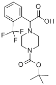 2-(4-BOC-PIPERAZINYL)-2-(2-TRIFLUOROMETHYL-PHENYL)ACETIC ACID Structural