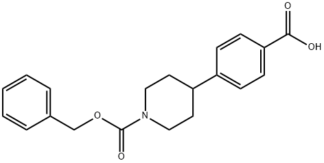 1-CBZ-4-(4-CARBOXY-PHENYL)-PIPERIDINE Structural