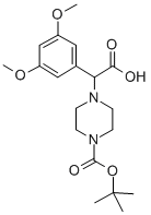 2-(4-BOC-PIPERAZINYL)-2-(3,5-DIMETHOXY-PHENYL)ACETIC ACID