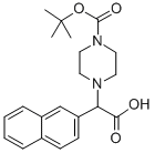 2-(4-BOC-PIPERAZINYL)-2-(2-NAPHTHALENYL)ACETIC ACID Structural