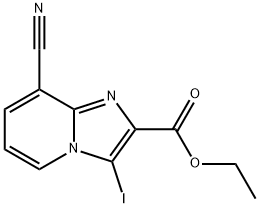 8-CYANO-3-IODO-IMIDAZO[1,2-A]PYRIDINE-2-CARBOXYLIC ACID ETHYL ESTER