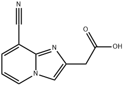 (8-CYANO-IMIDAZO[1,2-A]PYRIDIN-2-YL)-ACETIC ACID Structural