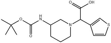 (3-BOC-AMINO-PIPERIDIN-1-YL)-THIOPHEN-3-YL-ACETIC ACID