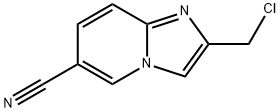 2-CHLOROMETHYL-IMIDAZO[1,2-A]PYRIDINE-6-CARBONITRILE Structural