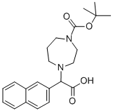 1-BOC-4-(CARBOXY-NAPHTHALEN-2-YL-METHYL)-[1,4]DIAZEPANE Structural