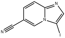 3-IODO-IMIDAZO[1,2-A]PYRIDINE-6-CARBONITRILE Structural