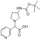 (3-BOC-AMINO-PYRROLIDIN-1-YL)-PYRIDIN-3-YL-ACETIC ACID