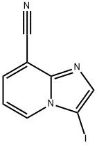 3-IODO-IMIDAZO[1,2-A]PYRIDINE-8-CARBONITRILE Structural