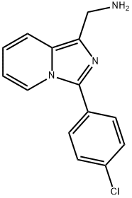 C-[3-(4-CHLORO-PHENYL)-IMIDAZO[1,5-A]PYRIDIN-1-YL]-METHYLAMINE Structural