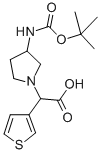 (3-N-BOC-AMINO-PYRROLIDIN-1-YL)-THIOPHEN-3-YL-ACETIC ACID