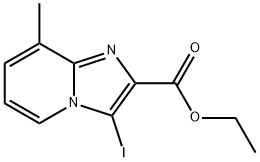 3-IODO-8-METHYL-IMIDAZO[1,2-A]PYRIDINE-2-CARBOXYLIC ACID ETHYL ESTER