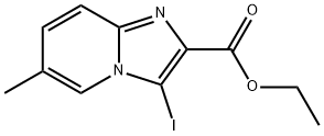 3-IODO-6-METHYL-IMIDAZO[1,2-A]PYRIDINE-2-CARBOXYLIC ACID ETHYL ESTER