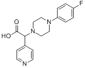 [4-(4-FLUORO-PHENYL)-PIPERAZIN-1-YL]-PYRIDIN-4-YL-ACETIC ACID Structural