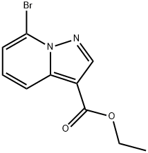 7-BROMO-PYRAZOLO[1,5-A]PYRIDINE-3-CARBOXYLIC ACID ETHYL ESTER