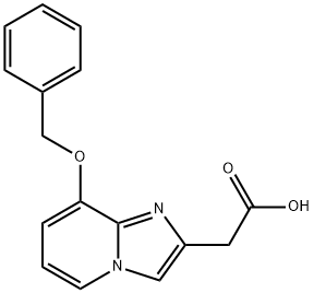 (8-BENZYLOXY-IMIDAZO[1,2-A]PYRIDIN-2-YL)-ACETIC ACID Structural