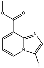 3-IODO-IMIDAZO[1,2-A]PYRIDINE-8-CARBOXYLIC ACID METHYL ESTER Structural