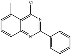 4-CHLORO-5-METHYL-2-PHENYL-QUINAZOLINE Structural