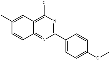 4-CHLORO-2-(4-METHOXY-PHENYL)-6-METHYL-QUINAZOLINE