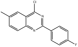 4-CHLORO-2-(4-FLUORO-PHENYL)-6-METHYL-QUINAZOLINE