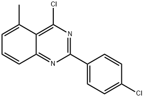 4-CHLORO-2-(4-CHLORO-PHENYL)-5-METHYL-QUINAZOLINE