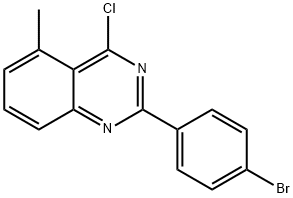 2-(4-BROMO-PHENYL)-4-CHLORO-5-METHYL-QUINAZOLINE