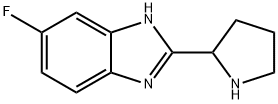 6-Fluoro-2-pyrrolidin-2-yl-1H-benzoimidazole Structural