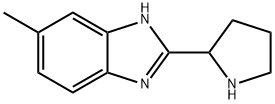 6-METHYL-2-PYRROLIDIN-2-YL-1H-BENZOIMIDAZOLE Structural