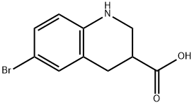 6-BROMO-1,2,3,4-TETRAHYDRO-QUINOLINE-3-CARBOXYLIC ACID Structural