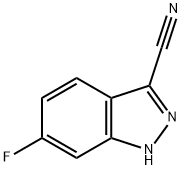 6-FLUORO-1H-INDAZOLE-3-CARBONITRILE Structural