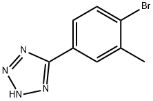 5-(4-BROMO-3-METHYL-PHENYL)-2H-TETRAZOLE Structural