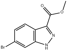 METHYL 6-BROMO-1H-INDAZOLE-3-CARBOXYLATE Structural