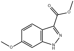 METHYL 6-METHOXY-1H-INDAZOLE-3-CARBOXYLATE Structural