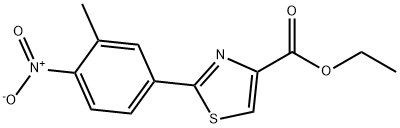 2-(3-METHYL-4-NITRO-PHENYL)-THIAZOLE-4-CARBOXYLIC ACID ETHYL ESTER