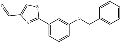 2-(3-BENZYLOXY-PHENYL)-THIAZOLE-4-CARBALDEHYDE