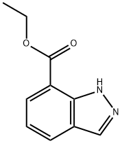 ETHYL 1H-INDAZOLE-7-CARBOXYLATE Structural