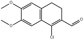 1-CHLORO-6,7-DIMETHOXY-3,4-DIHYDRO-NAPHTHALENE-2-CARBALDEHYDE Structural