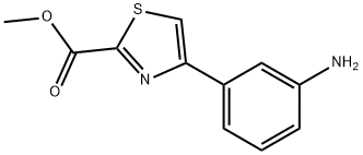 4-(3-AMINO-PHENYL)-THIAZOLE-2-CARBOXYLIC ACID METHYL ESTER Structural