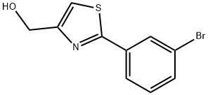 [2-(3-BROMO-PHENYL)-THIAZOL-4-YL]-METHANOL Structural